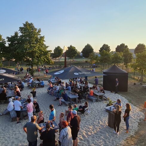 Der Emsbeach in Greven