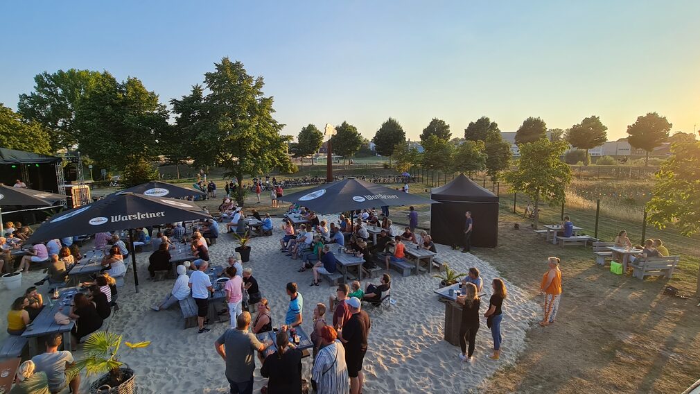 Der Emsbeach in Greven