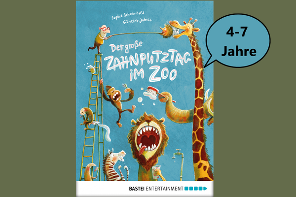 Buchcover " Der große Zahnputztag im Zoo"